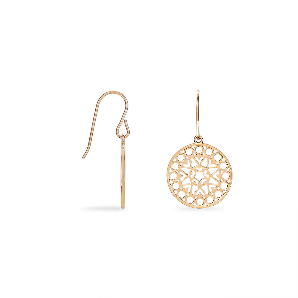 Boucles D'oreilles Pendantes Celso Plaqué Or Jaune - Pendantes Femme | Marc Orian