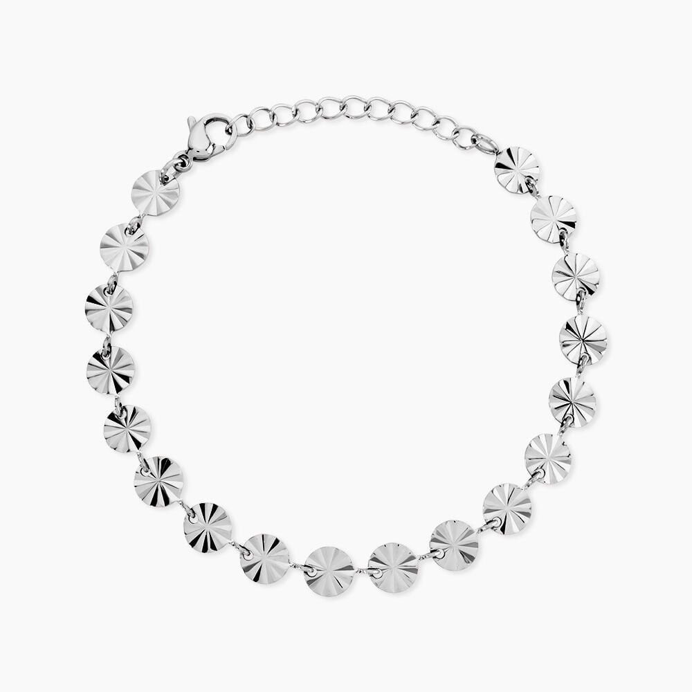Bracelet Calliandra Acier Blanc - Bracelets cha&icirc;nes Femme | Marc Orian