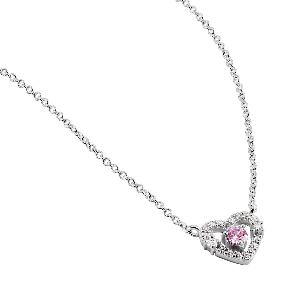 Collier Carren Argent Blanc Oxyde De Zirconium - Colliers solitaires Femme | Marc Orian