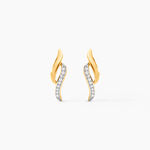 Boucles D'oreilles Puces Callum Or Jaune Diamant - Pendantes Femme | Marc Orian