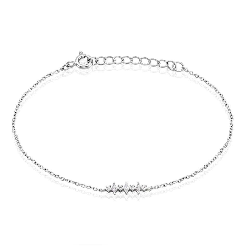 Bracelet Argent Eden Oxyde De Zirconiums - Bracelets chaînes Femme | Marc Orian