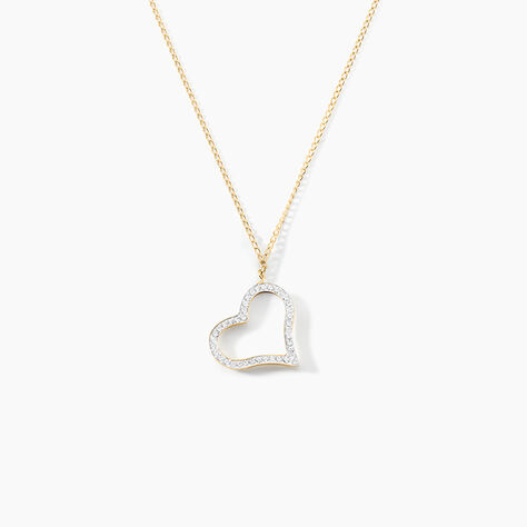 Collier Sallie Or Jaune Strass - Colliers avec pierres Femme | Marc Orian