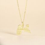 Pendentif Gaietana Guadeloupe Or Jaune - Bijoux personnalis&eacute;s Famille | Marc Orian