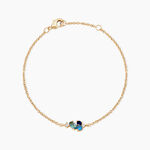 Bracelet Plaqu&eacute; Or Era Pierre De Synth&egrave;se - Bracelets fantaisie Femme | Marc Orian