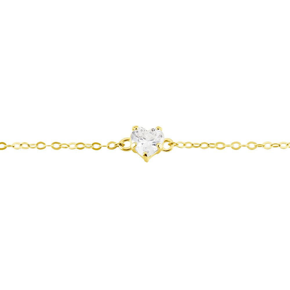 Bracelet Or Jaune Ava Oxyde De Zirconium - Bracelets chaînes Enfant | Marc Orian