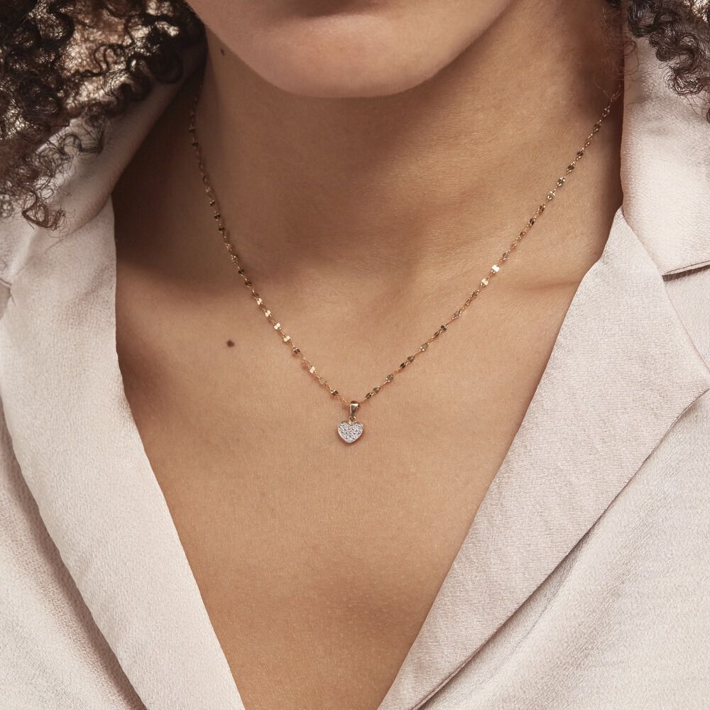 Collier Or Jaune Luminatane Diamant - Colliers avec pierres Femme | Marc Orian
