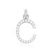 Pendentif Klementine Or Blanc Oxyde De Zirconium - Pendentifs Femme | Marc Orian