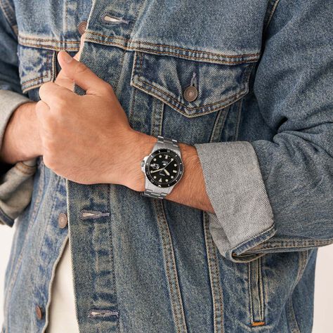 Montre Fossil Blue Noir - Montres sport Homme | Marc Orian