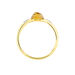 Bague Bonbon Or Jaune Citrine Et Oxyde De Zirconium - Bagues pierres fines Femme | Marc Orian