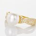Bague Maria-theresa Or Jaune Perle De Culture Et Oxyde De Zirconium - Bagues vintage Femme | Marc Orian