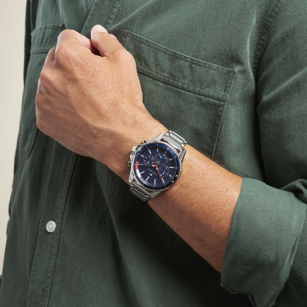 Montre Tommy Hilfiger Mason Bleu - HIMHB1B6550 • Marc Orian | Bijouterie en  ligne