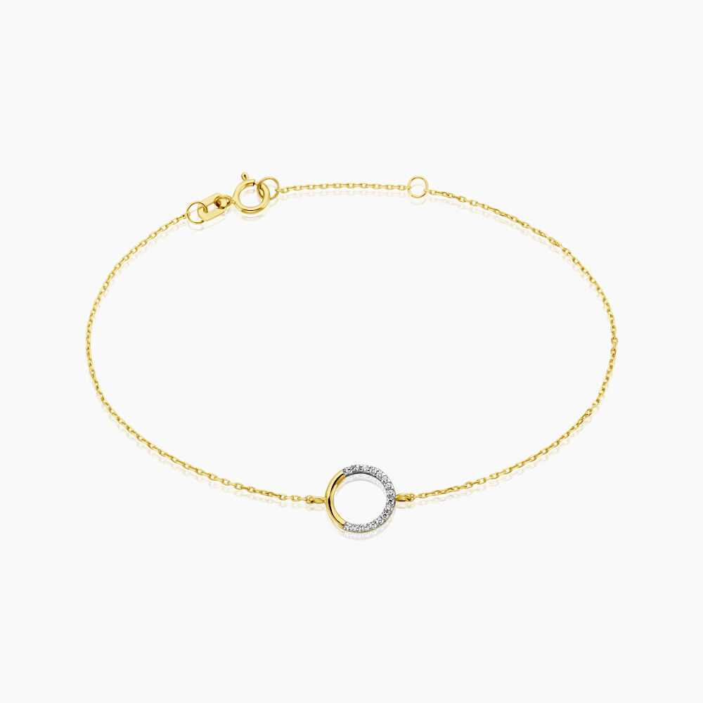 Bracelet Cajsa Or Jaune Oxyde De Zirconium - Bracelets cha&icirc;nes Femme | Marc Orian