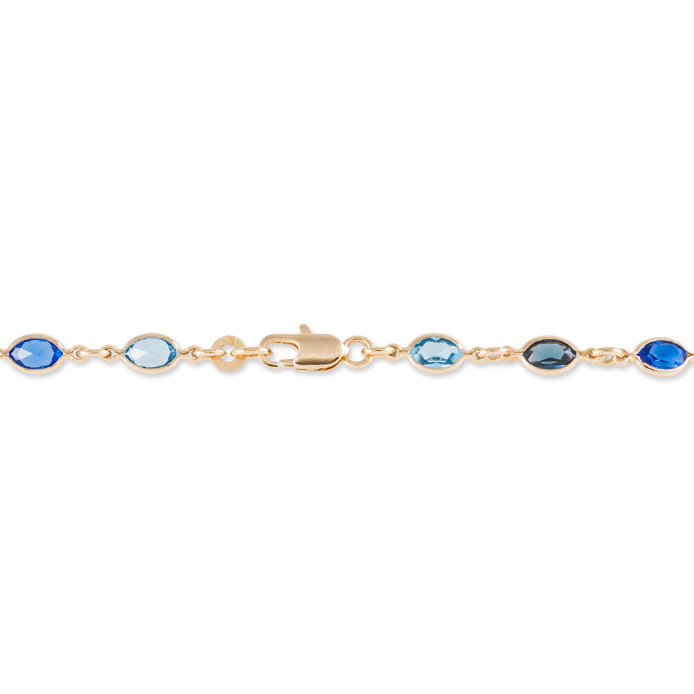 Bracelet Ilvaae Plaqué Or Jaune Pierre De Synthese - Bracelets chaînes Femme | Marc Orian