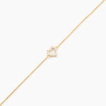 Bracelet Eufemia Or Jaune Oxyde De Zirconium - Bracelets cha&icirc;nes Femme | Marc Orian