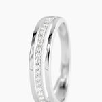 Bague Morrigan Or Blanc Oxyde De Zirconium - Bagues avec pierre Femme | Marc Orian