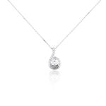 Collier Gwennoal Or Blanc Oxyde - Colliers avec pierres Femme | Marc Orian