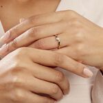 Bague Solitaire Francienne Or Bicolore Diamant - Solitaires Femme | Marc Orian