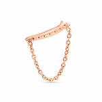 Bijou D'oreille Unitaire Klava Argent Rose Oxyde De Zirconium - Piercings d'oreilles Femme | Marc Orian