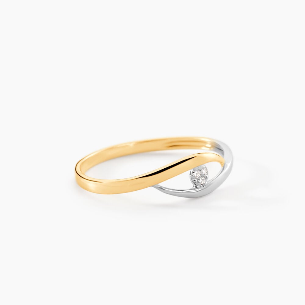Bague Nohane Or Bicolore Diamant - Solitaires Femme | Marc Orian