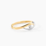 Bague Nohane Or Bicolore Diamant - Solitaires Femme | Marc Orian
