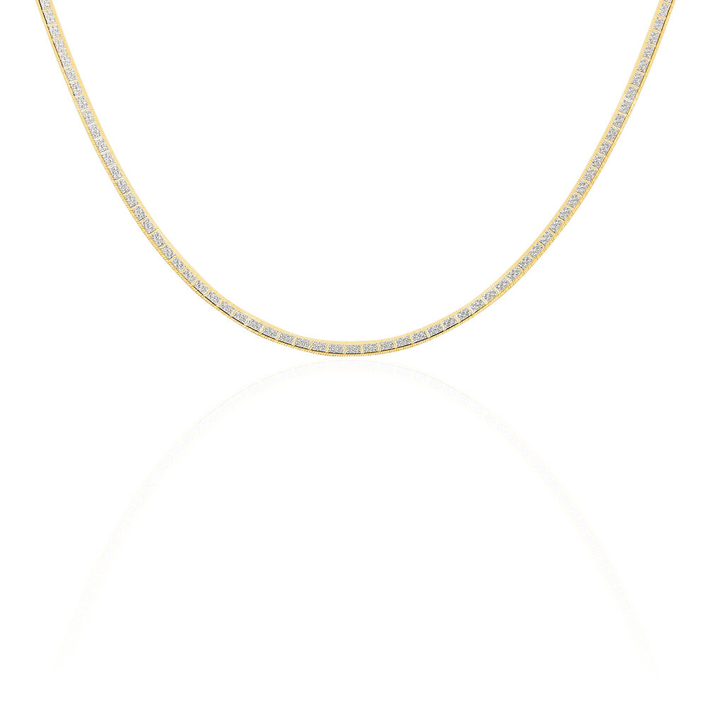 Collier Nuriaae Argent Jaune - Chaines Femme | Marc Orian