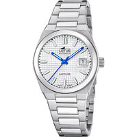 cadran argenté fond argenté bracelet acier argenté