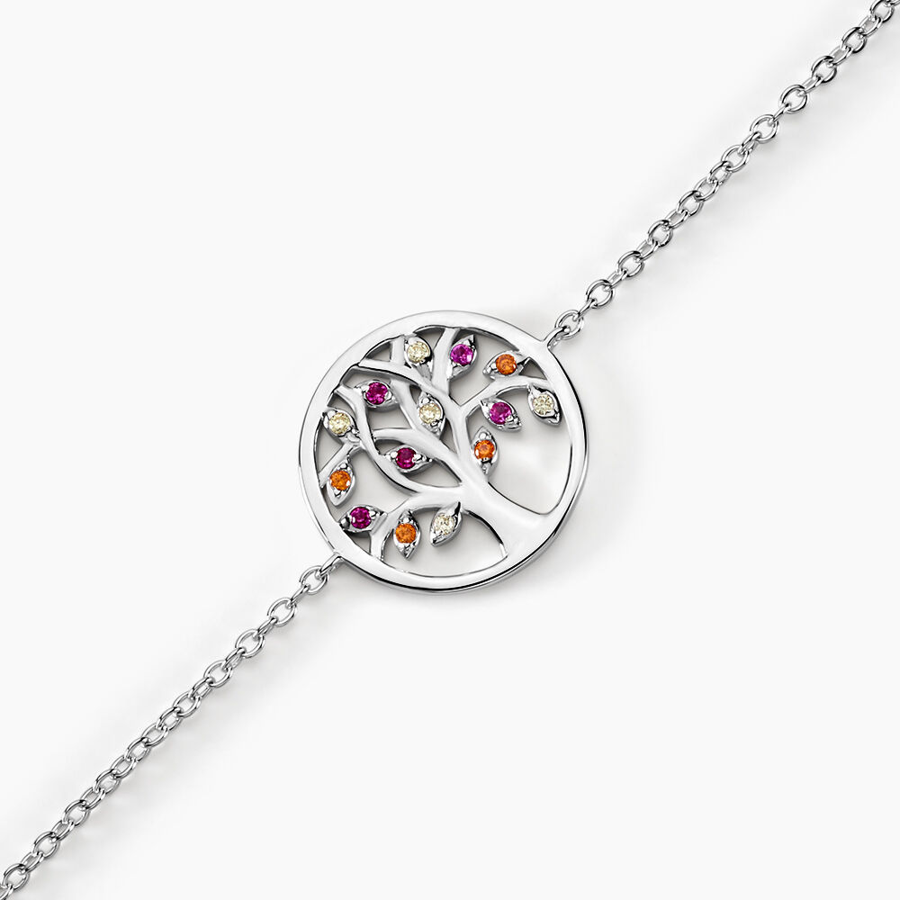 Bracelet Alive Argent Blanc Oxyde De Zirconium - Bracelets chaînes Femme | Marc Orian