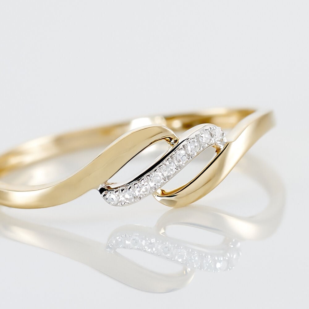 Bague Tylane Or Jaune Diamant - Parures de mariage Femme | Marc Orian