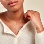 Collier Tracee Argent Blanc Oxyde De Zirconium - Colliers avec pierres Femme | Marc Orian