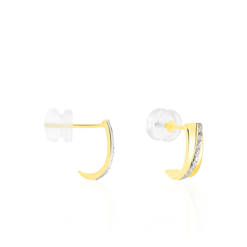 Créoles Timira Or Jaune Diamant - Créoles Femme | Marc Orian