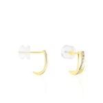 Cr&eacute;oles Timira Or Jaune Diamant - Cr&eacute;oles Femme | Marc Orian