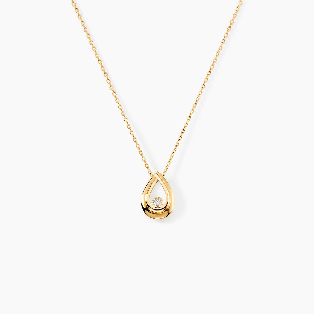 Collier Dullovius Or Jaune Diamant - Colliers avec pierres Femme | Marc Orian