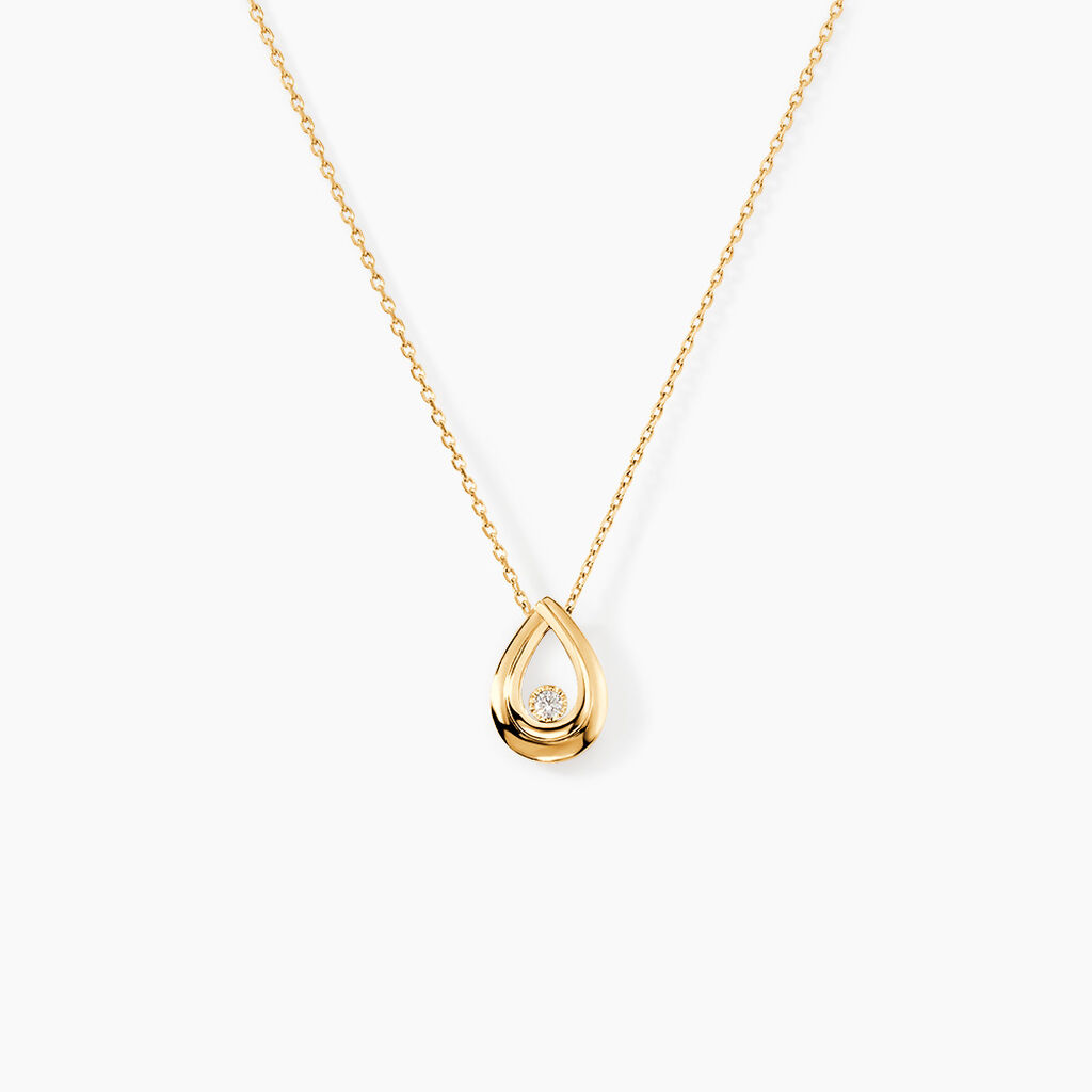Collier Dullovius Or Jaune Diamant - Colliers avec pierres Femme | Marc Orian