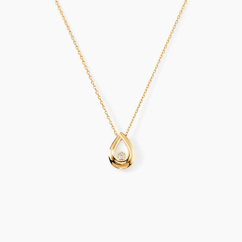 Collier Dullovius Or Jaune Diamant - Colliers avec pierres Femme | Marc Orian