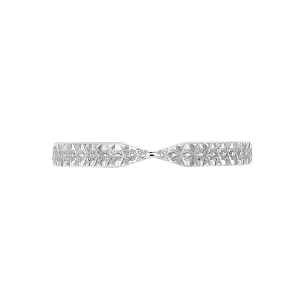 Alliance Or Blanc Diamantee - Alliances duo Femme | Marc Orian