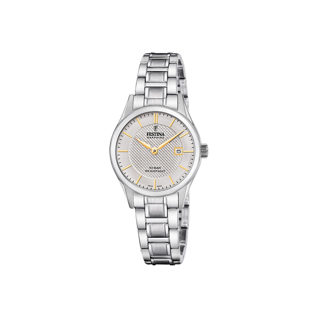 Montre Festina Swiss Made 29 Gris - Montres &eacute;tanches Femme | Marc Orian