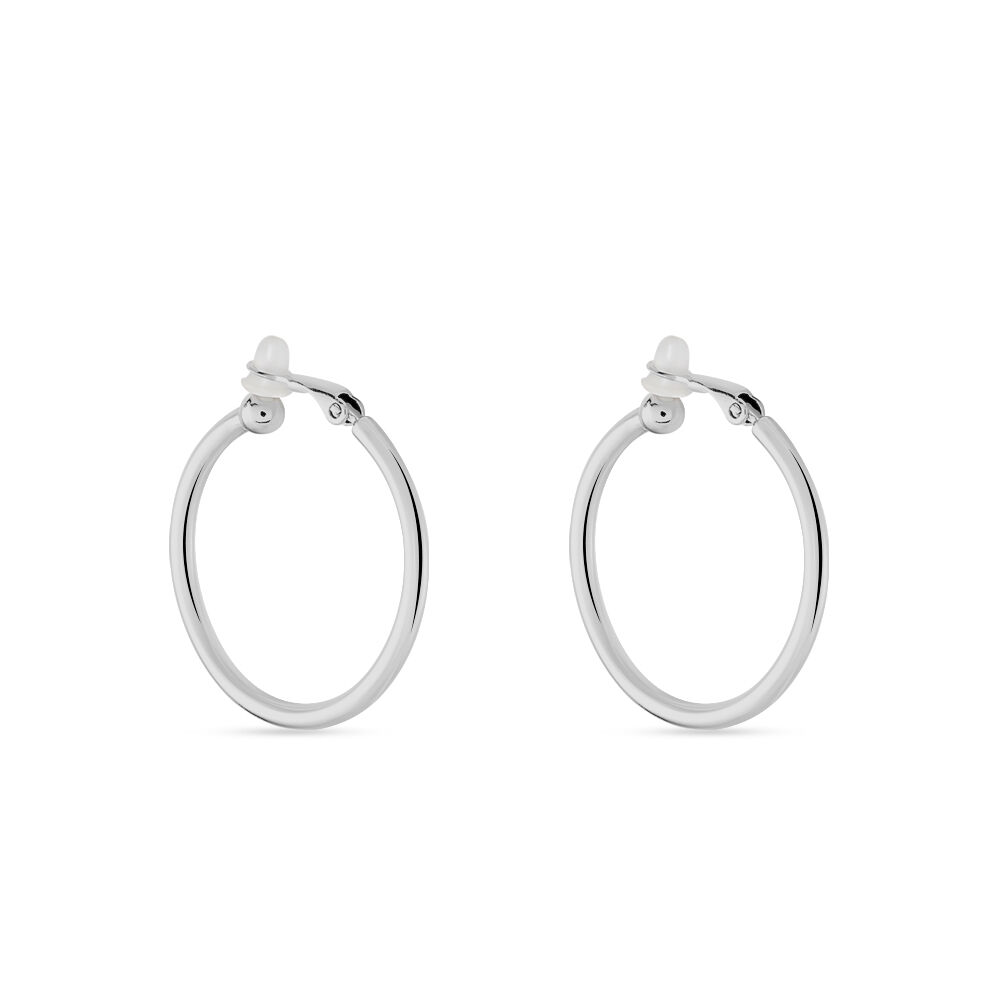 Créoles Maxa Argent Blanc - Créoles Femme | Marc Orian