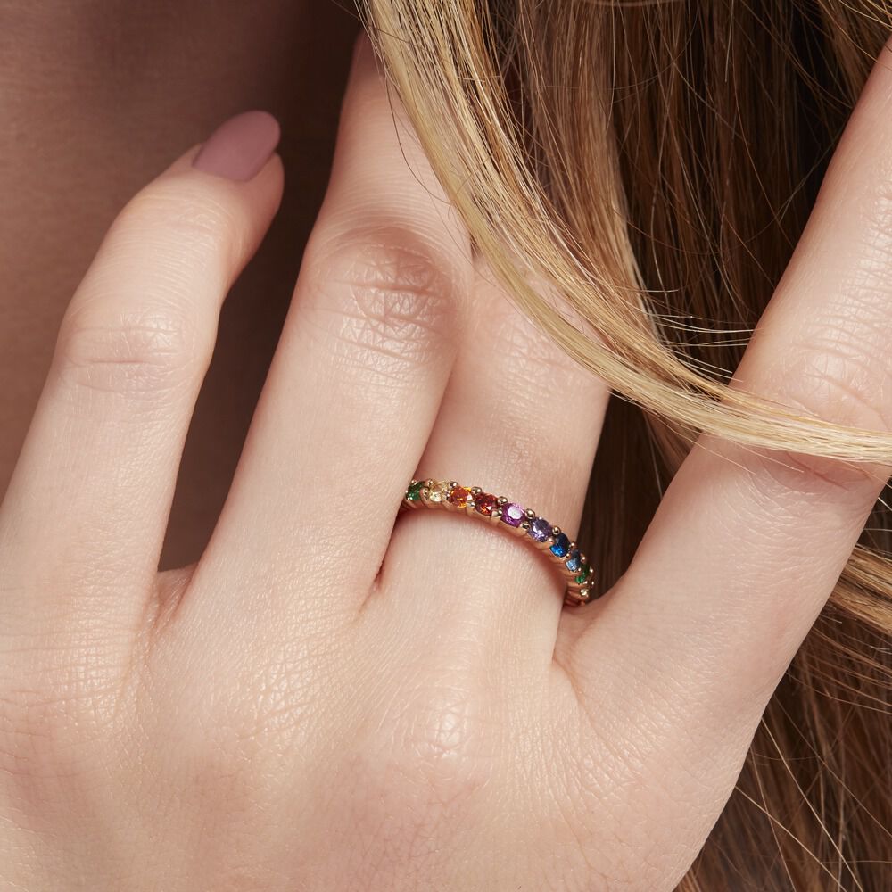 Bague Kaelea Plaqué Or Jaune Oxyde De Zirconium - Bagues avec pierre Femme | Marc Orian