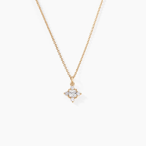 Collier Doline Plaqué Or Doré Oxyde De Zirconium - Colliers avec pierres Femme | Marc Orian