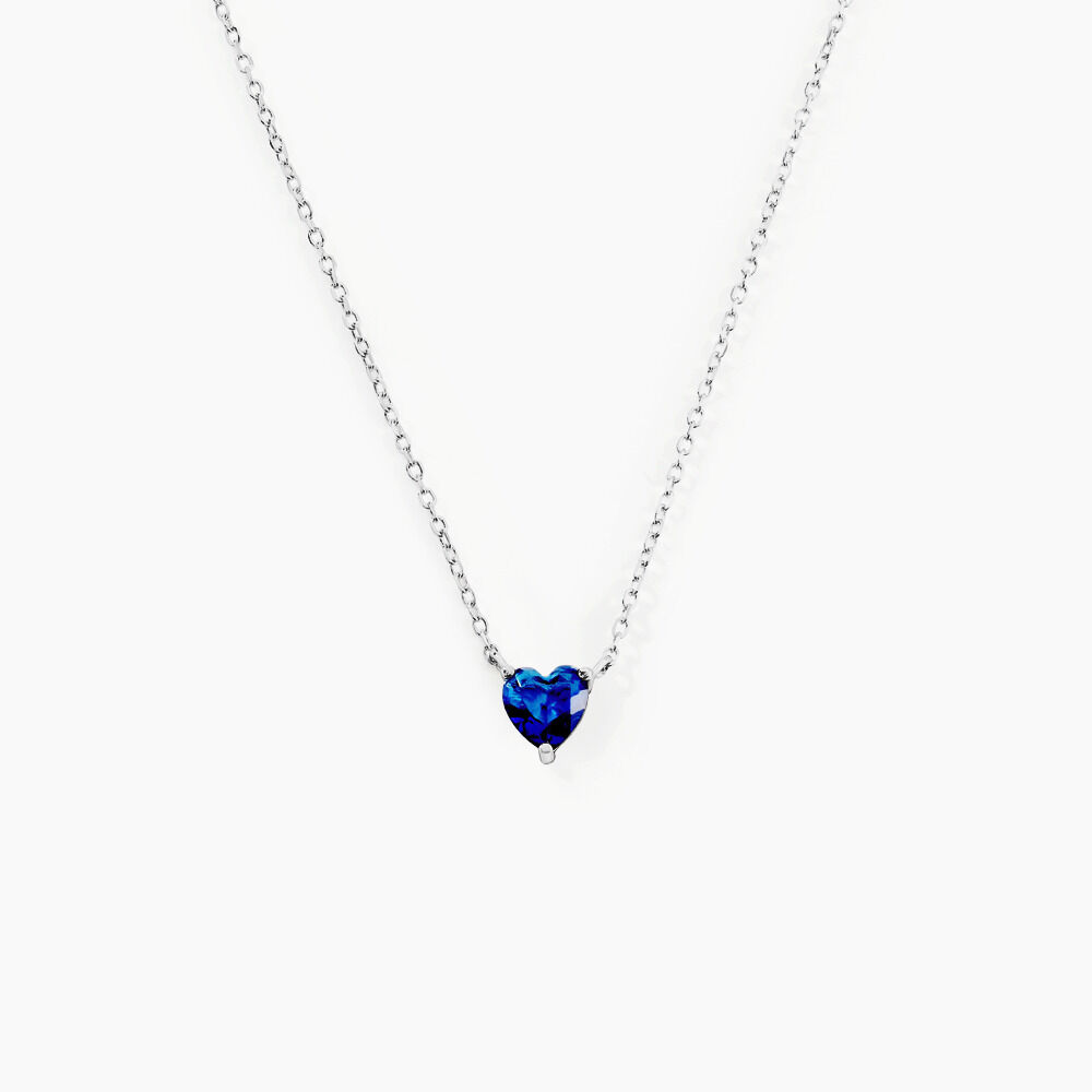 Collier Kelvyn Argent Blanc Oxyde - Colliers avec pierres Femme | Marc Orian