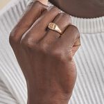 Chevali&egrave;re Plaqu&eacute; Or Jaune Luciano - Chevali&egrave;res Homme | Marc Orian