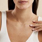 Collier Stip Or Jaune Oxyde De Zirconium - Colliers avec pierres Femme | Marc Orian