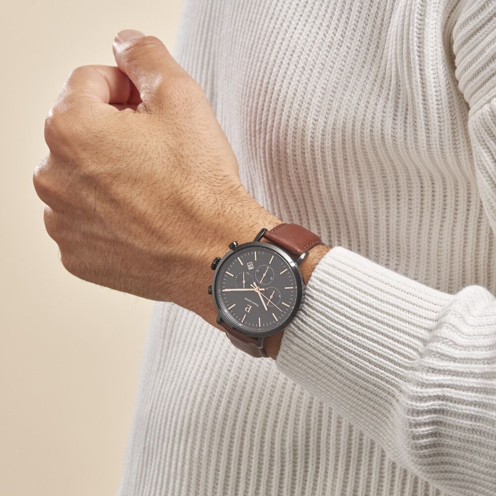 Montre Pierre Lannier Baron Noir - Montres étanches Homme | Marc Orian
