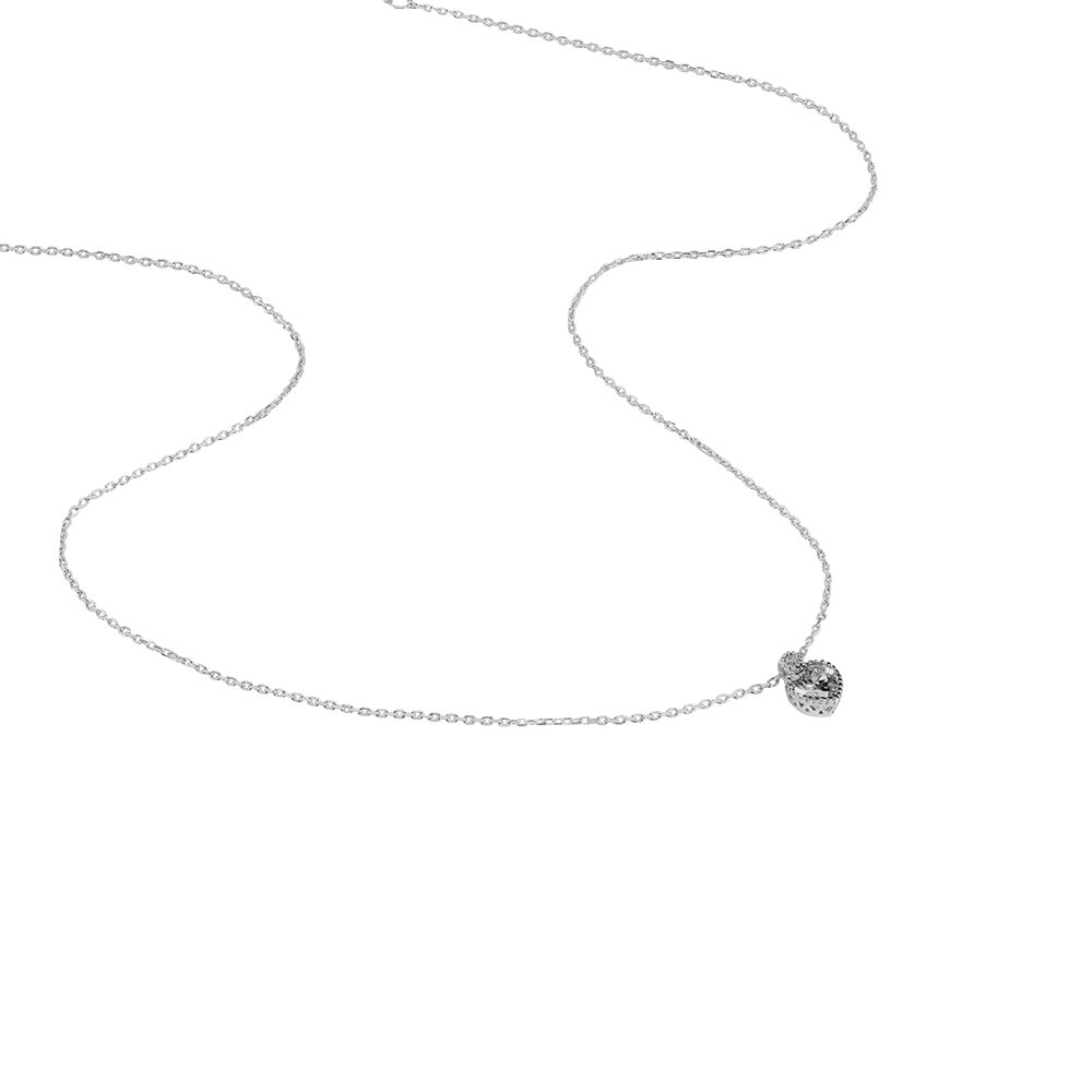 Collier Shannon Argent Blanc Oxyde De Zirconium - Colliers avec pierres Femme | Marc Orian