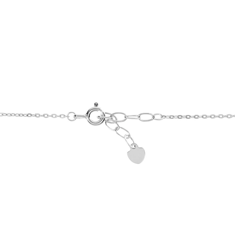 Collier Gisela Argent Blanc Oxyde De Zirconium - Colliers avec pierres Femme | Marc Orian