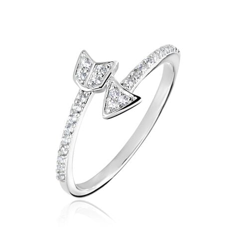 Bague Argent Blanc Caolan Oxydes De Zirconium - Bijoux fantaisie Femme | Marc Orian