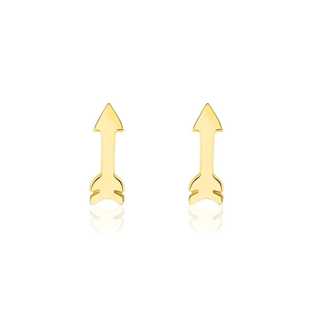 Boucles D'oreilles Puces Or Jaune Gnazi - Puces Femme | Marc Orian