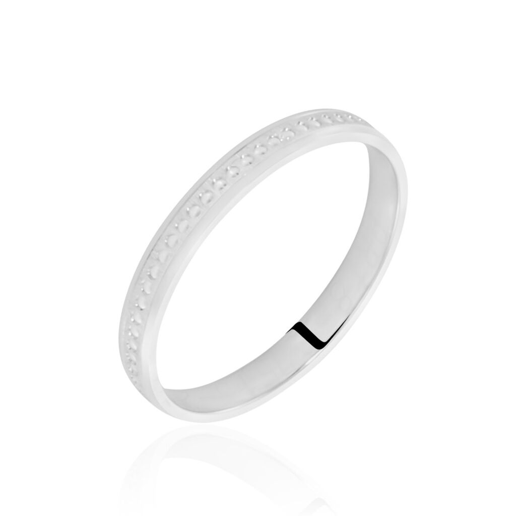 Alliance Honorius Or Blanc - Alliances personnalisées Famille | Marc Orian