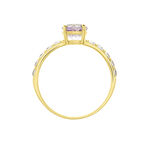 Bague Or Jaune Monroe Amethyste Oxydes De Zirconium - Bagues pierres fines Femme | Marc Orian