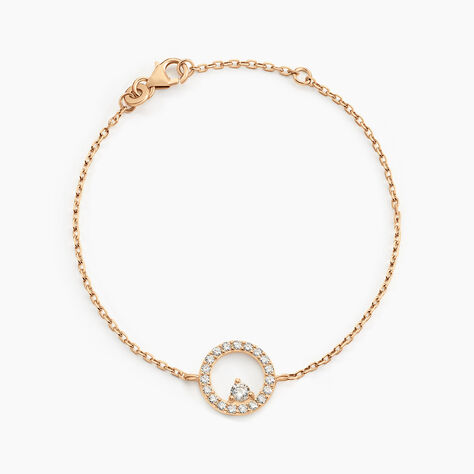 Bracelet Lila Plaqu&eacute; Or Jaune Oxyde De Zirconium - Bracelets fantaisie Femme | Marc Orian